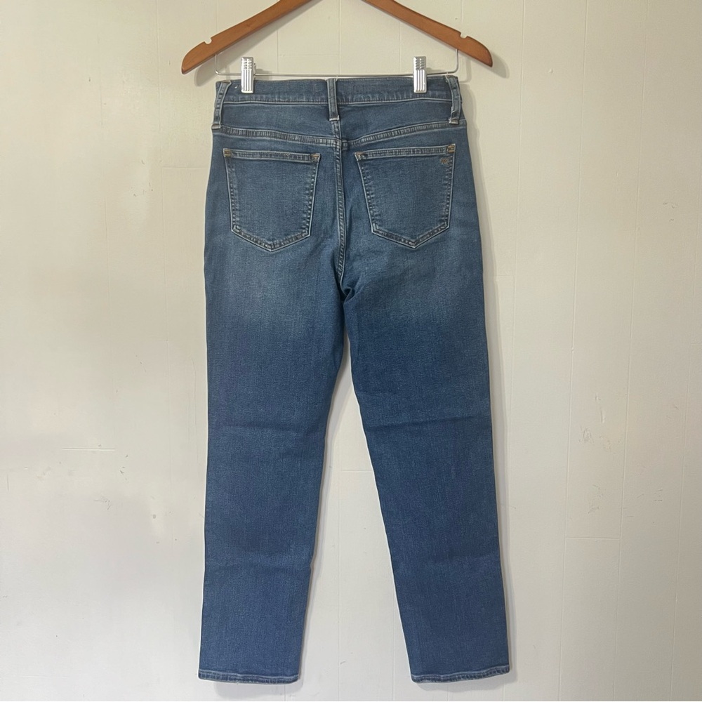 Madewell Stovepipe High Rise Straight Leg Denim Jeans Casual Normcore Preppy 26 - Picture 6 of 11